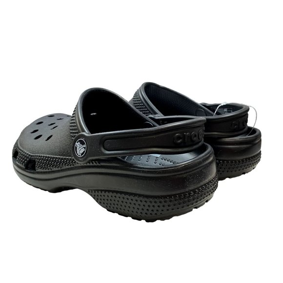 Crocs Classic Clogs Mens 5 Womens 7 Black Slip On Light Water Friendly Sandals 2 - Picture 9 of 13